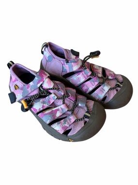 Keen H2 Newport Hiking Sandals Pink White Purple Toddlers Girls Size 13 Camoflau